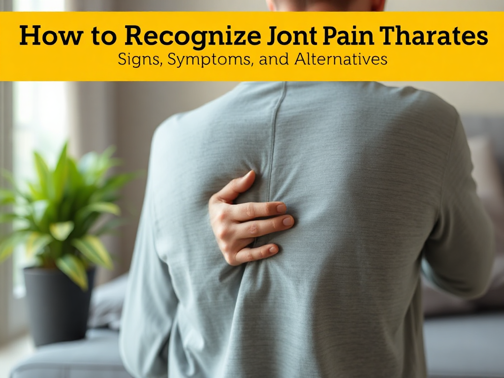 How to Recognize Ineffective Joint Pain Therapies: Signs, Symptoms, and Alternatives