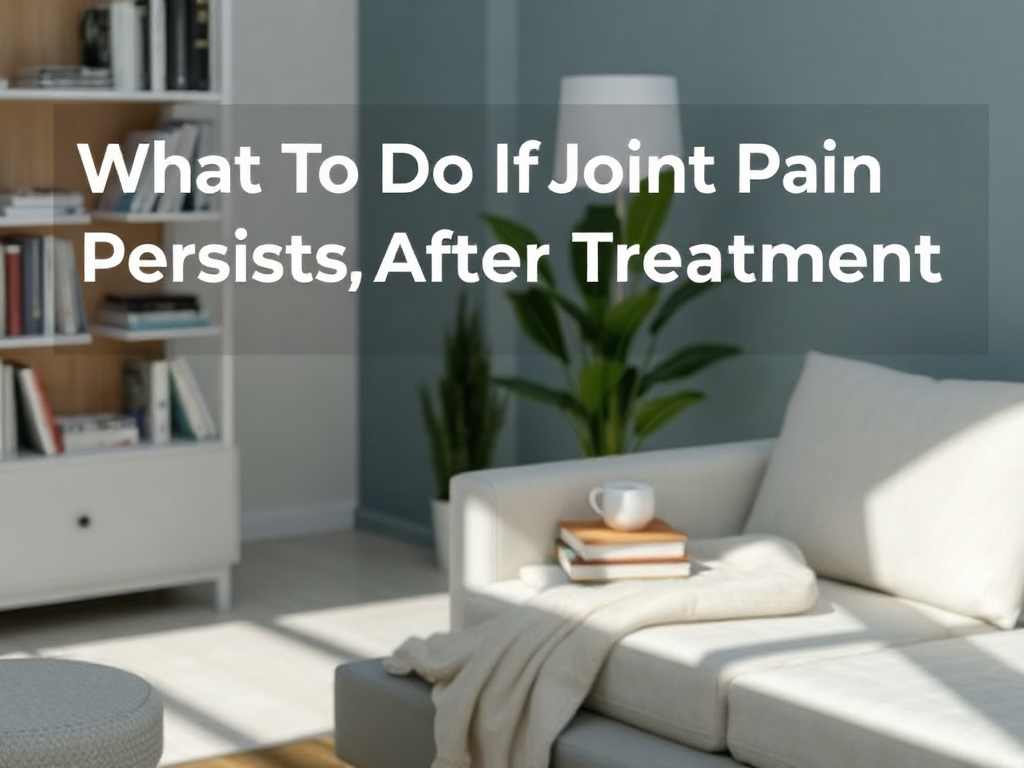 What To Do If Joint Pain Persists After Treatment: Effective Steps and Real-World Solutions